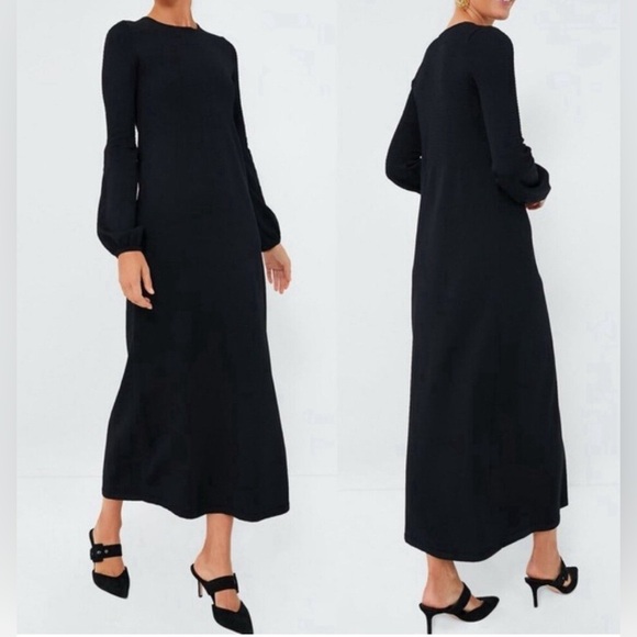 Pomander Place Dresses & Skirts - Tuckernuck Pomander Place • Lennox Double Knit Black Sweater Maxi Dress XS